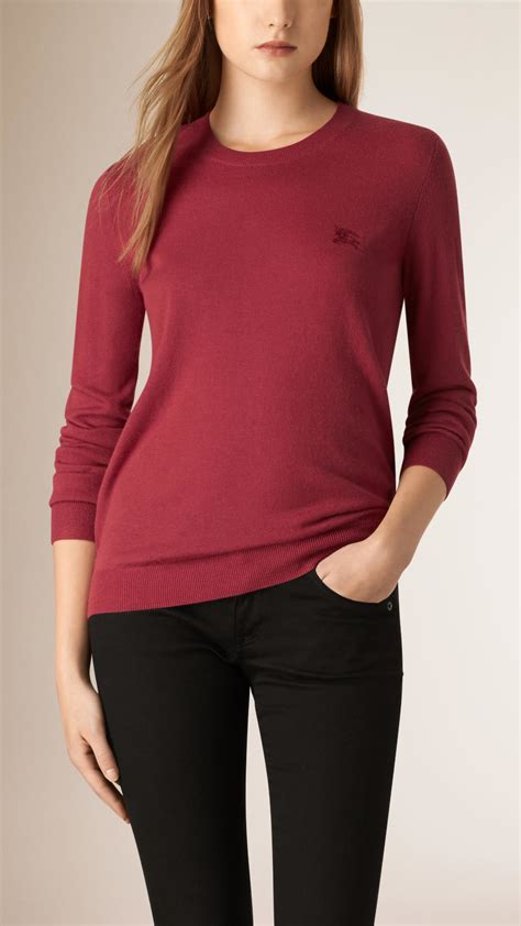 burberry crew neck womens|Burberry wool crewneck jumper.